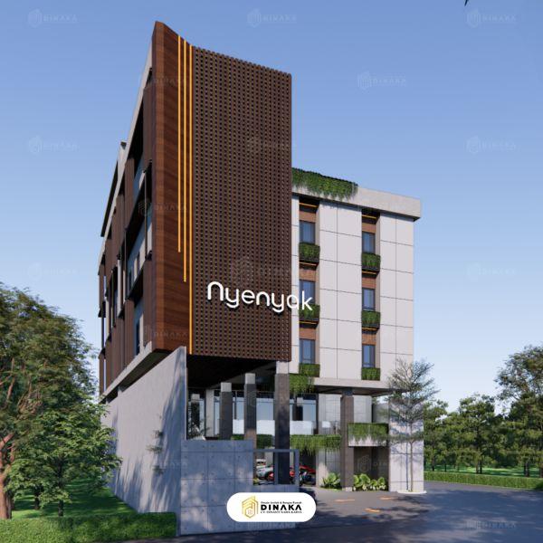 Desain Rumah Kost 2 Lantai Mewah