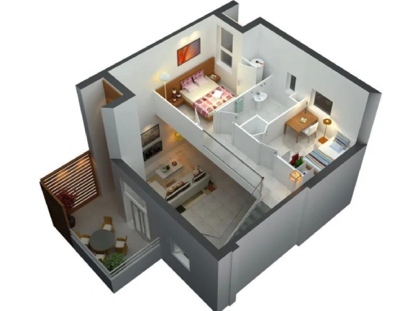 Inspirasi Denah Rumah 4x4_ Desain Optimalisasi Ruang