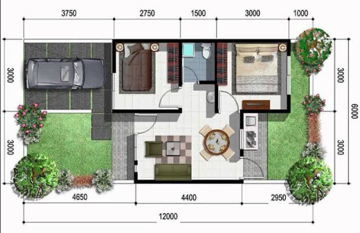 gambar rumah 6x10