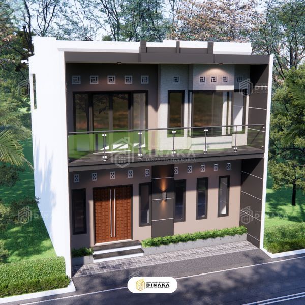 Rumah Tingkat Minimalis Atap Datar