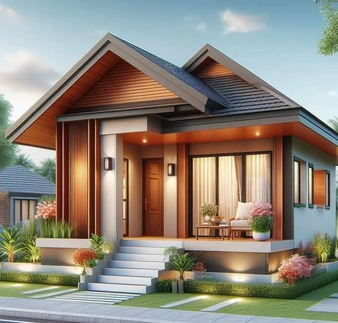 rumah kayu lantai 1