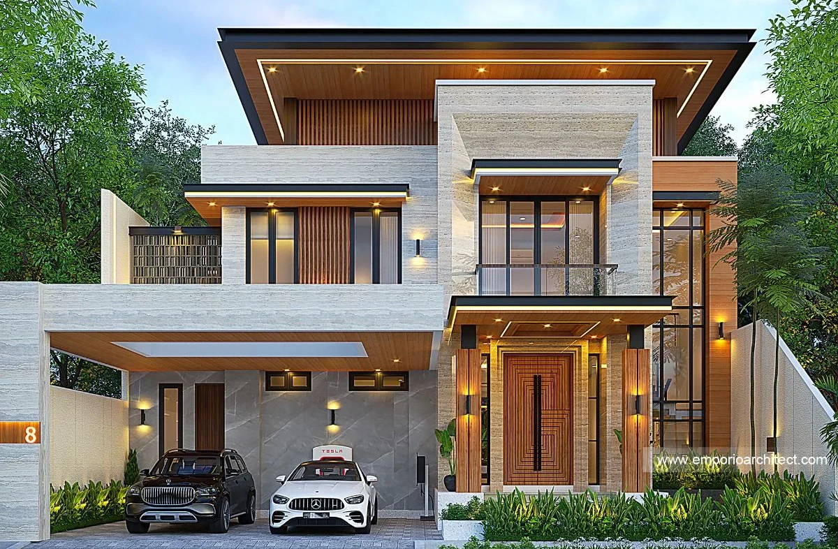 desain rumah lantai 2