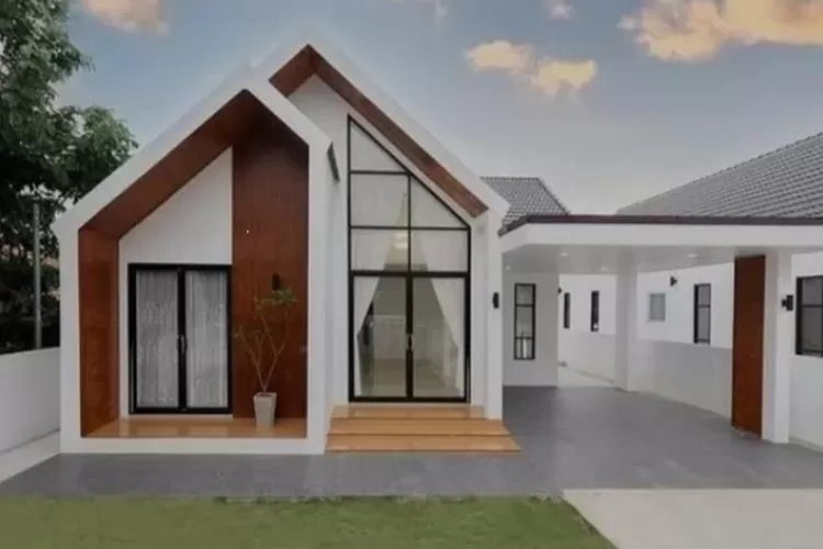 rumah tembok sederhana