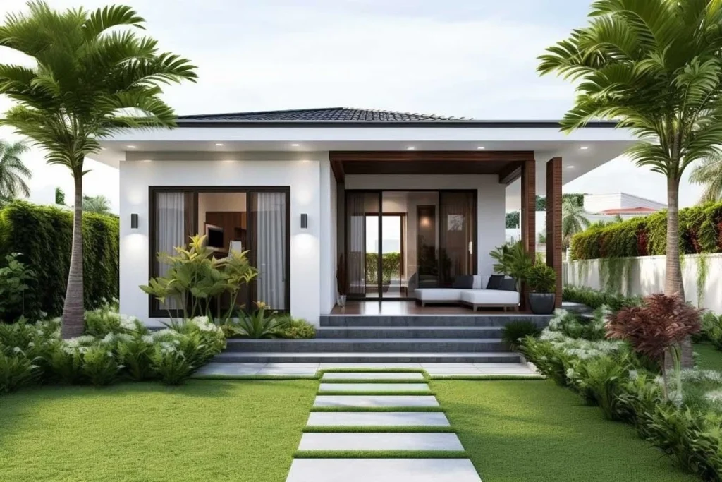 taman depan rumah