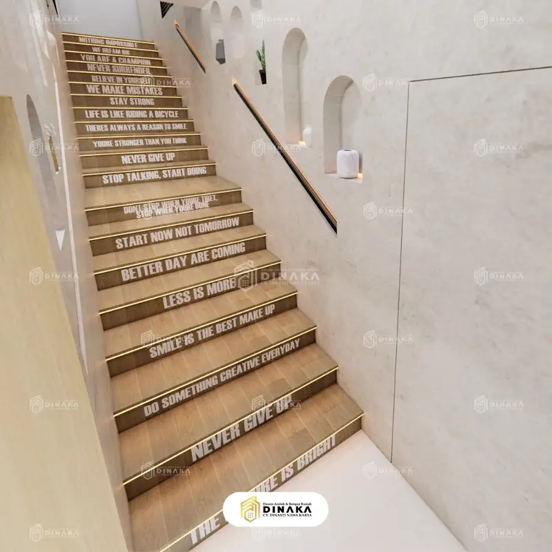 tangga unik denqan kata motivasi