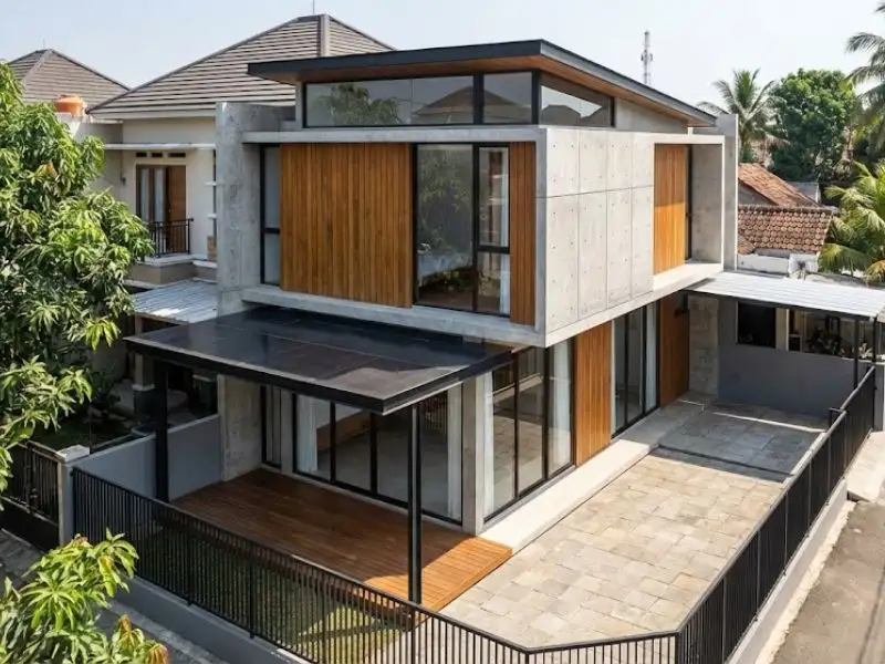 Rumah Modern Sederhana 6×9 dengan Nuansa Kampung Rapi