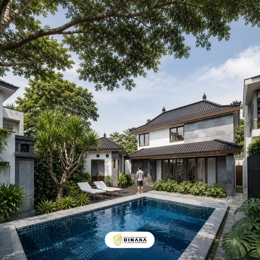 32 Desain Rumah Villa