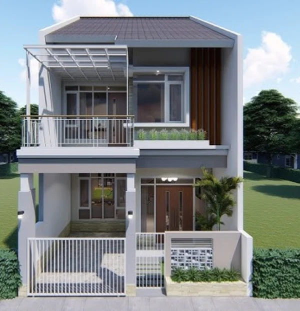 Inspirasi Fasad Rumah Minimalis 8x15 yang Elegan