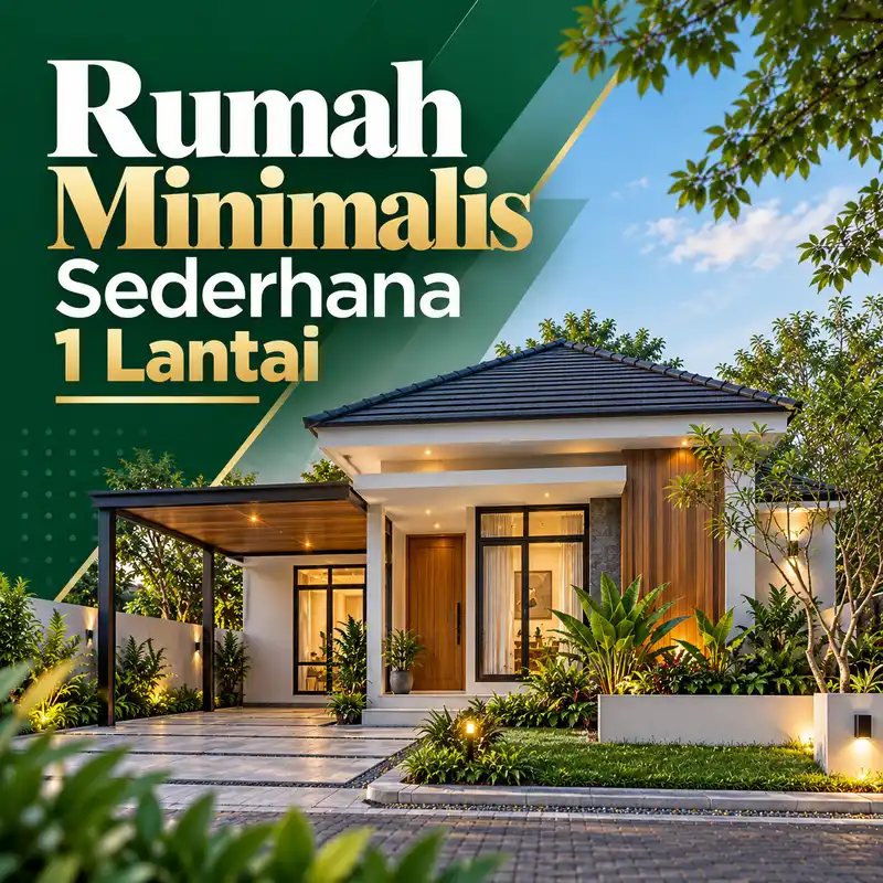 rumah minimalis sederhana 1 lantai