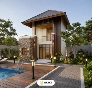 42 Desain Rumah Villa